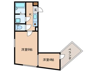 ヴァロンセ薬院の物件間取画像